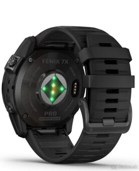 Garmin fenix 7X Pro Sapphire Solar hodinky, Carbon Gray DLC - 7