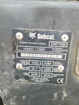 mini bager bobcat e45 - 7