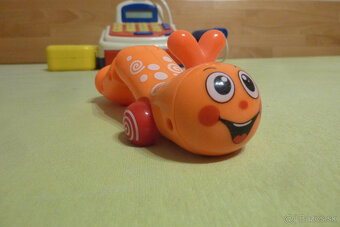 Pokladňa s obchodom, skenerom,mikrofónom,  Húsenica-sama ide - 7