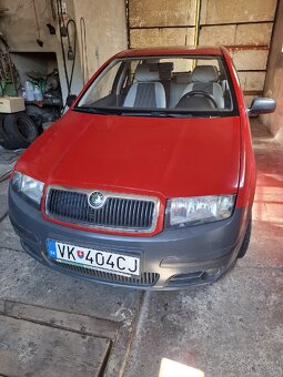 Škoda Fabia rok vyr. 2005 40 kw 1.2 benzin cervena - 7