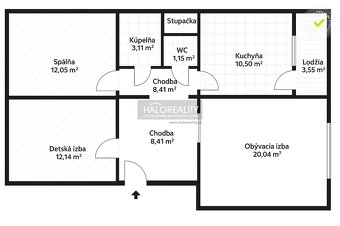 HALO reality - Predaj, trojizbový byt Banská Bystrica, Podla - 7