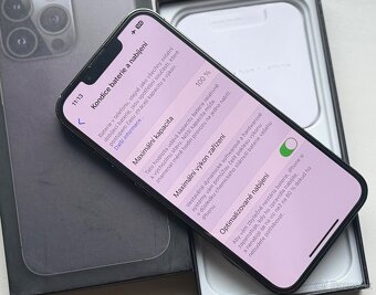 iPhone 13 Pro Graphite BATERIE 100% TOP - 7