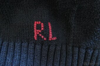 RALPH LAUREN BEAR ICON bavlneny kvalitny moderny sveter M - 7
