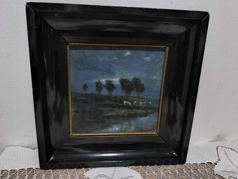 Stará olejomaľba - 7