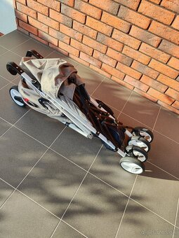 Golfový kočík Eurokart Mori -farba latte - 7