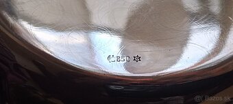 Investičné Striebro–miska+vidličky na olivy–Nemecko-162,4g - 7