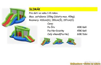 Skákacie (nafukovacie) hrady - 7