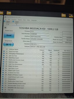 HDD 1TB / 2TB SATA 3,5" TOSHIBA - 7