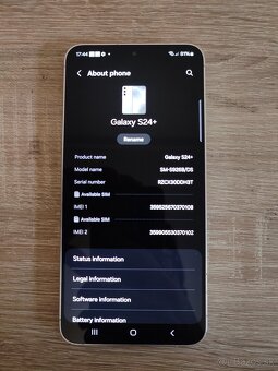 Samsung Galaxy S24+ / S24 Plus 512GB - Dobrý stav - 7