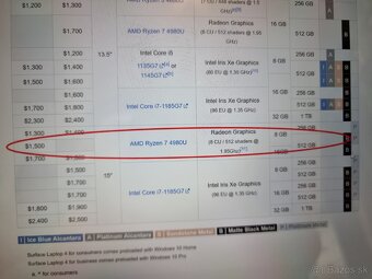 Predám Surface Laptop 4 s 15" dotykovym displejom - 7