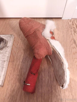 Starožitná kývačka na hlavu Santa Clausa +67 cm+ okolo roku - 7