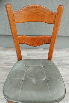 Set masívnych stoličiek – ( 4 KS ). - 7