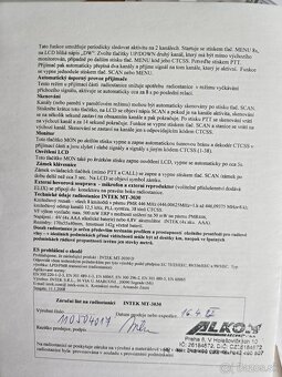 Vysielačka INTEK MT 3030 - 7