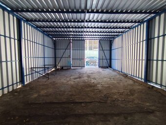 Na prenájom plechový sklad – 64 m², strážený areál - 7