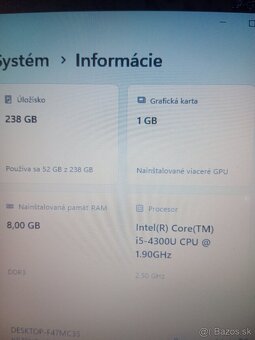 14" notebook HP Elitebook 840 G1/8GB/256GB TOP stav - 7