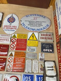 Plechova smaltovana reklamna tabula 1. ČSR ČSSR - 7