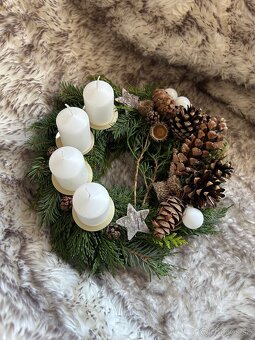Adventný veniec (živý) - 7