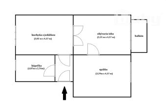 Na predaj štýlový 2 izbový byt, v centre Martina, kompletná  - 7