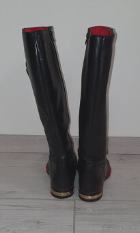 Kožené čižmy v. 40 - mäkká koža - 7