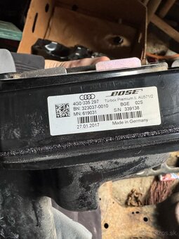Reproduktory Bose Audi A6 C7 2017 - 7