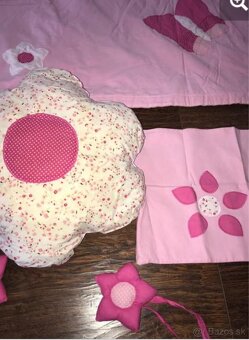Ružový prehoz na posteľ pre dievčatko - 7