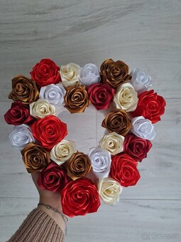 Saténové ružičky - 7