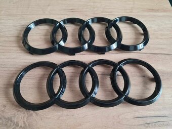 AUDI Čierne lesklé znaky - 7