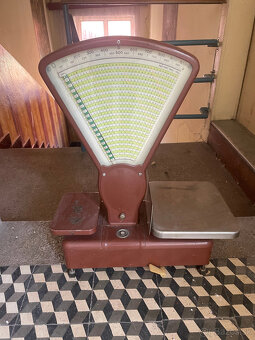 ⚖️ Retro obchodná váha TRANSPORTA Úpice (1976) - 7