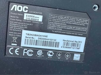 Predám monitor AOC 22” - 7