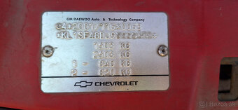 Predám spoľahlivé auto Chevrolet Aveo 1.2 16V - 7