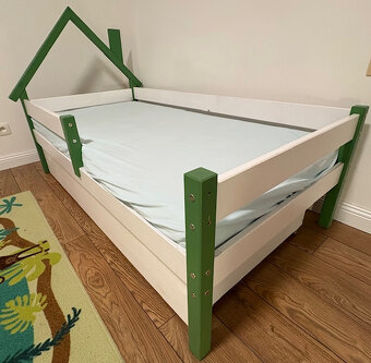 Detska postielka domcek 160x80 - 7