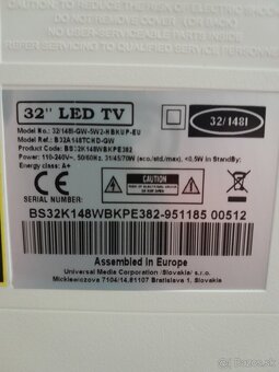 Predám LED televízor BLAUPUNKT 32 - 7