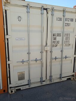 Lodny namorny kontajner 20DC Ral 7016 a 9010 - 7
