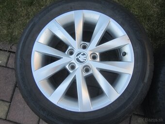 16" AL disky org. Š Octavia3 s let. pneu 205/55R16 Dunlop - 7