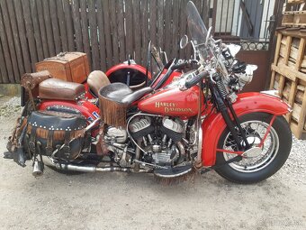 Predám Harley Davidson+ sidecar WLC 750cm3 - 7