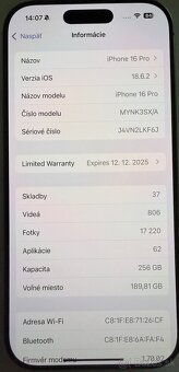 Apple iphone 16 Pro (256gb) zlaty - 7