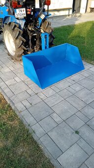 Transportný box manuálne sklápateľný za malotraktor - 7