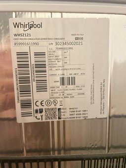 Truhlicová mraznička Whirlpool WHS 2121 - 7