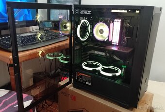Produkčný herný PCRyzen7+RTX 3080 10GB OC+2xNVMe+ARGB - 7