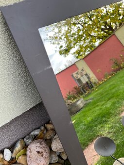 Zrkadlo s železným rámom so svietnikmi - 7