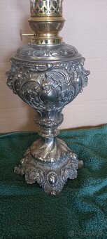 Starožitné petrolejové stolové lampy - 7