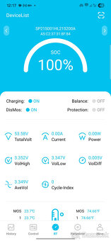 48V LiFePO4 200Ah 10kWh Batériové úložisko Energie BMS - 7