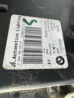 Predné prave svetlo BMW x5 e70 Lci facelift 7221896 - 7