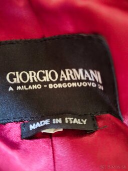 Krasny kabát Giorgio Armani - 7