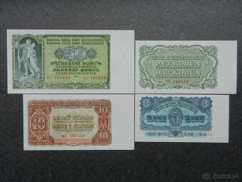 Československé UNC bankovky a iné - 7