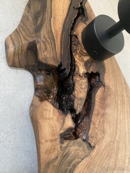 Luxusne unikátne LED svietidla orech ,nove ,ručne vyrábané - 7