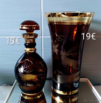 Retro sklenené karafy - 7