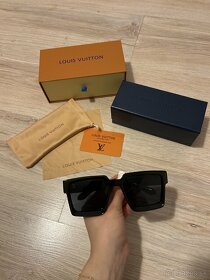 Louis Vuitton Millionaires slnečné okuliare - čierne (LV1) - 7