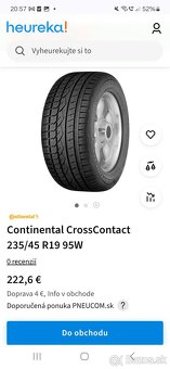 235/45 r19 letné pneumatiky Continental - 7