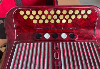 Heligonka Hohner Club lllM CF 3hlas + Kufor - 7